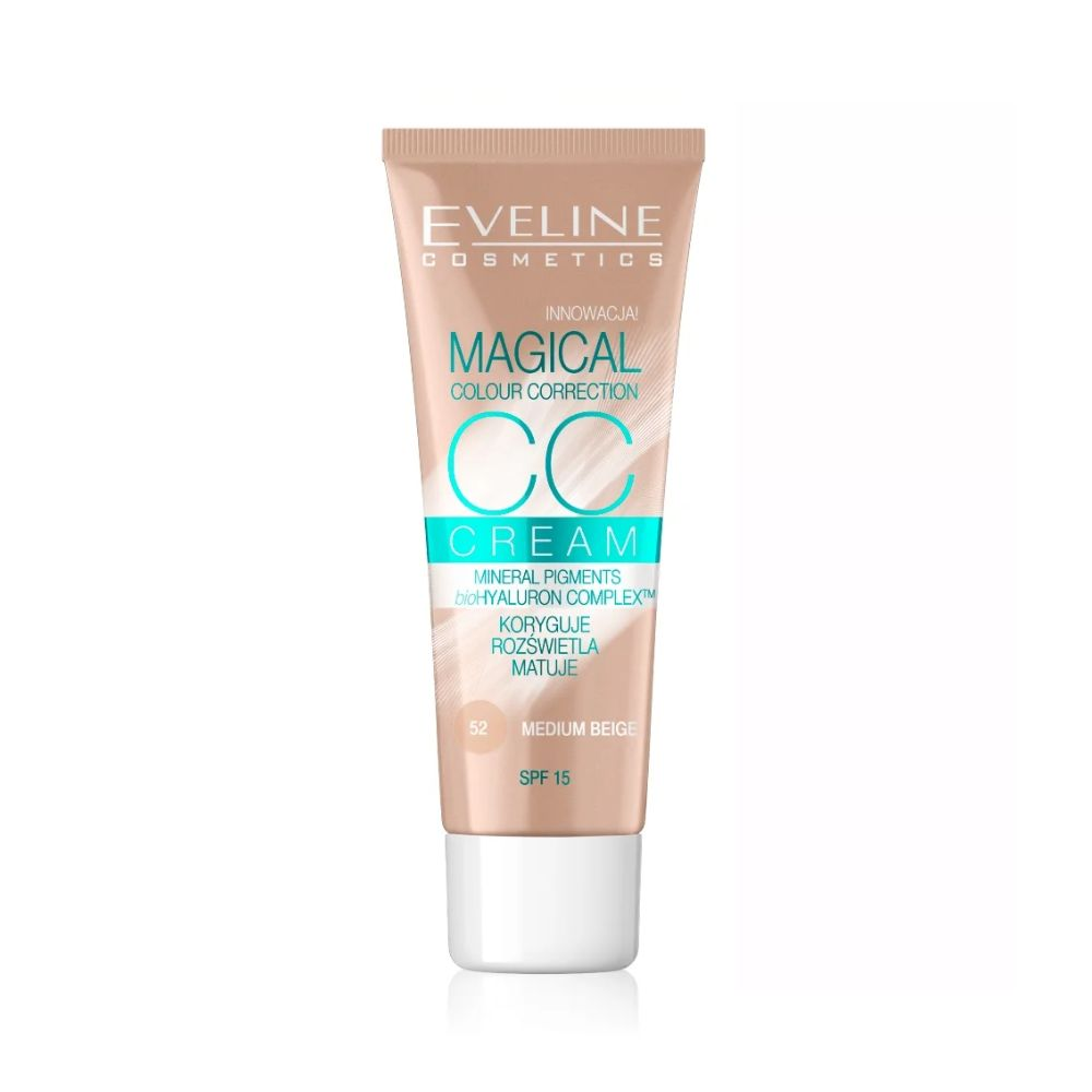 Eveline Magical CC Cream Multifunkcyjny podkład 52 Medium Beige 30 ml miniaturka
