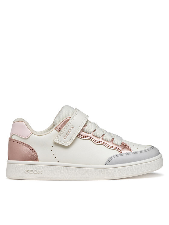 Geox Sneakersy J Eclyper Girl J65LRB 054AJ C0406 D Biały