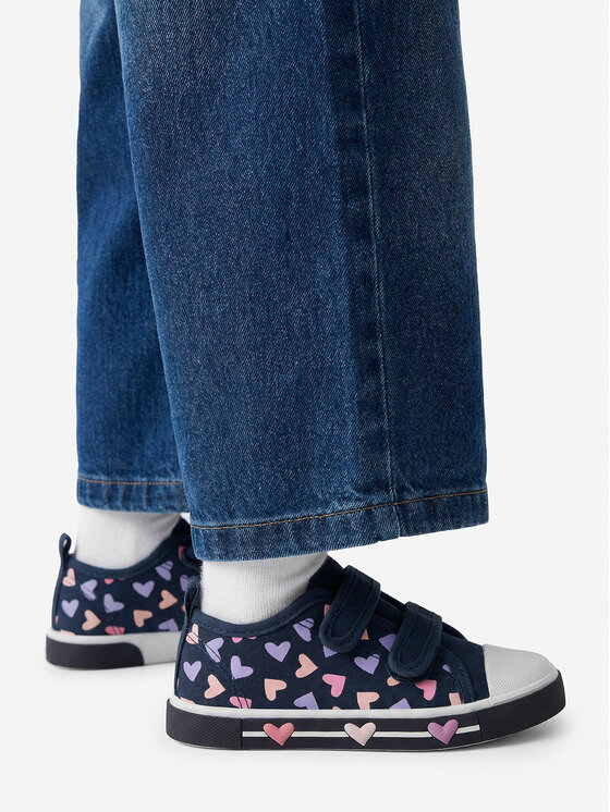 JENNY Trampki CEO-CP91-25958 Granatowy