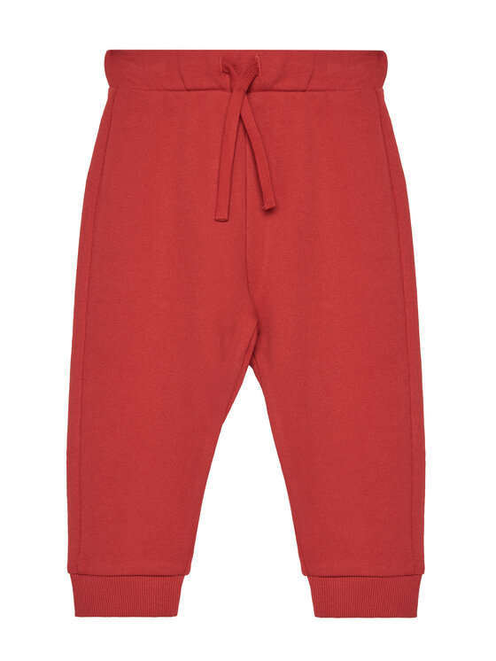 United Colors Of Benetton Spodnie dresowe 3J70GF010 Czerwony Regular Fit