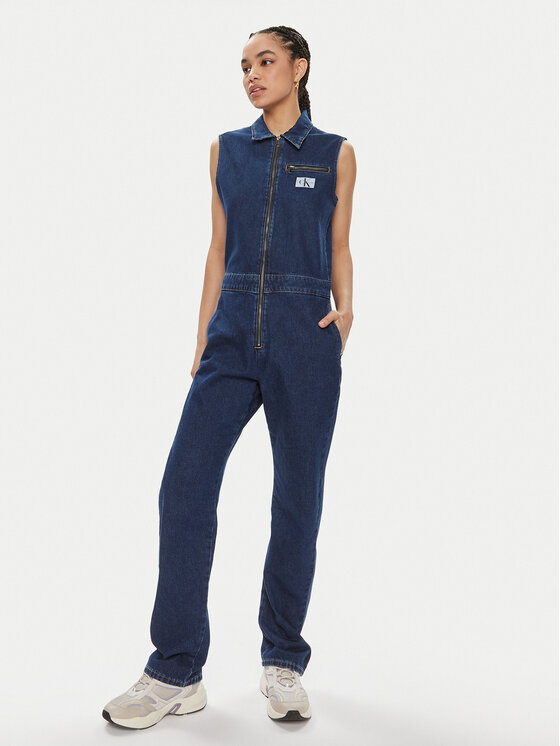 Calvin Klein Jeans Kombinezon J20J222840 Granatowy Regular Fit