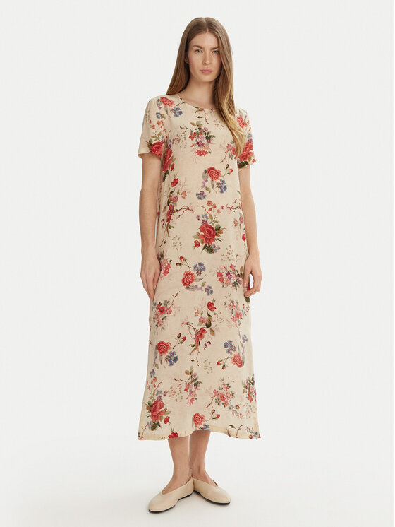 Weekend Max Mara Sukienka letnia Giudy 2515221212 Beżowy Regular Fit