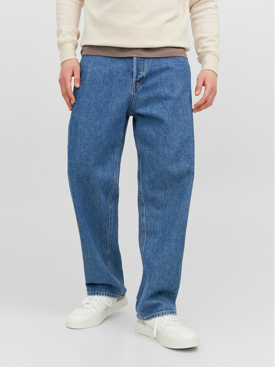 Jack & Jones Jeansy Alex 12236078 Niebieski Baggy Fit