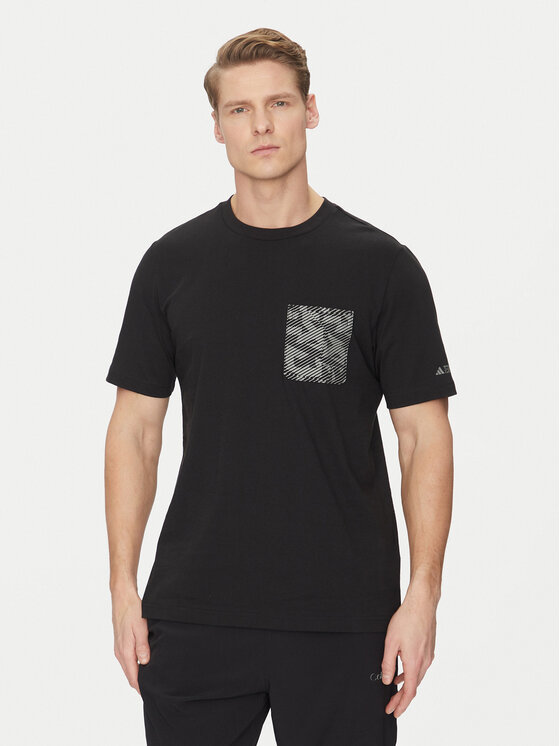 adidas T-Shirt Terrex Graphic IZ0468 Czarny Regular Fit miniaturka