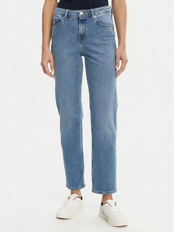 Tommy Hilfiger Jeansy Classic WW0WW44345 Niebieski Straight Fit