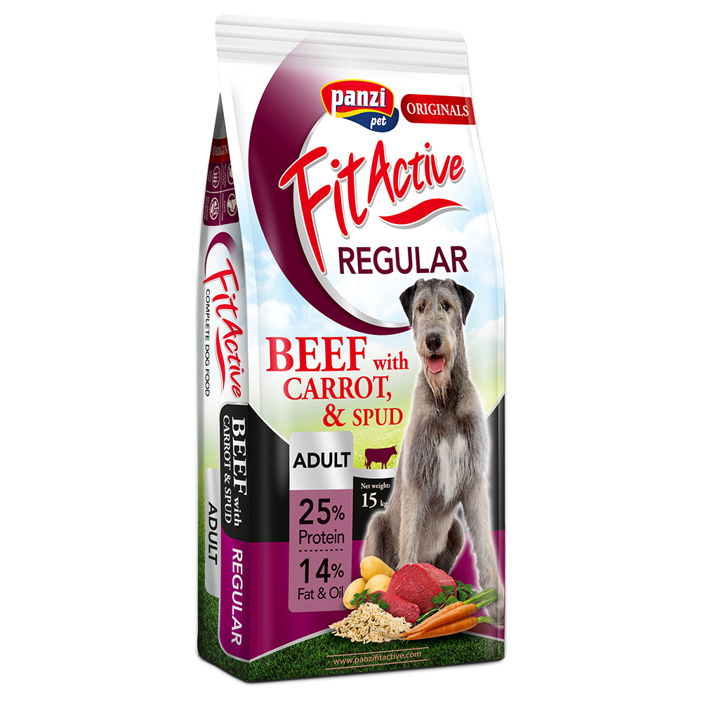 FitActive Originals Adult Regular, wołowina - 2 x 15 kg