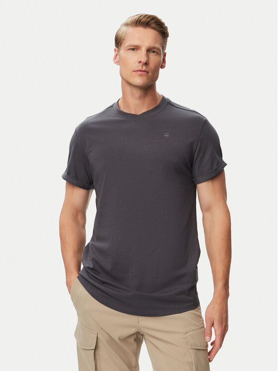 G-Star Raw T-Shirt Lash D16396-B353 Szary ciemny Relaxed Fit