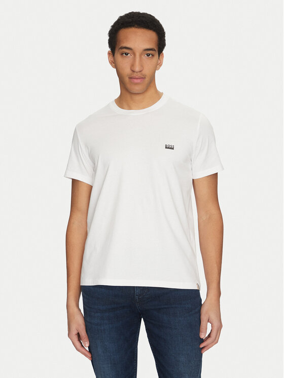 BOSS T-Shirt 50531401 Biały Regular Fit