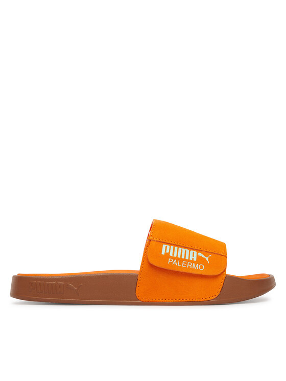 Puma Klapki Leadcat 2.0 Palermo Foil 399041 11 Pomarańczowy