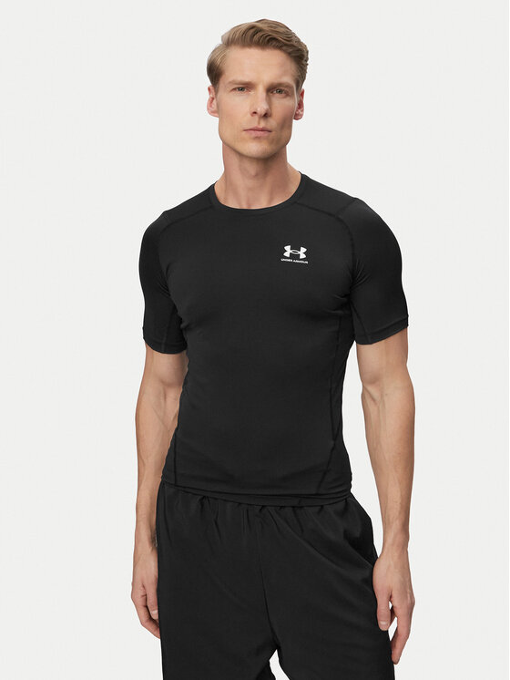 Under Armour Koszulka techniczna Ua HeatGear 1361518 Czarny Slim Fit miniaturka