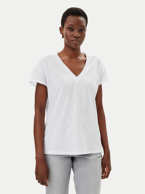 ViCOLO T-Shirt UD0003 Biały Regular Fit