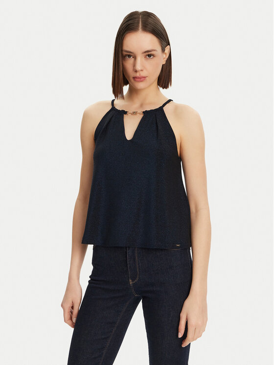 Gaudi Top 511FD44002 Czarny Regular Fit