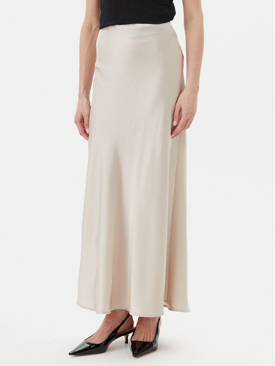 Bruuns Bazaar Spódnica maxi Joanelle BBW4296 Écru Regular Fit