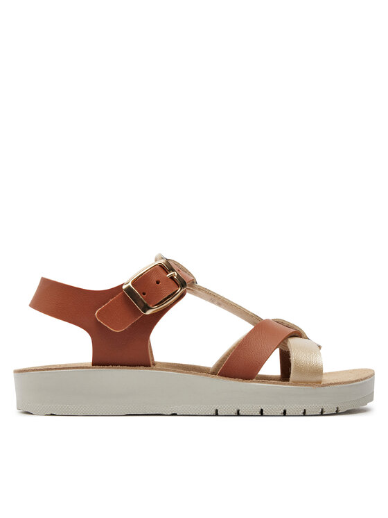 Geox Sandały J Sandal Costarei Gi J45EAG 05404 C5B2U S Beżowy