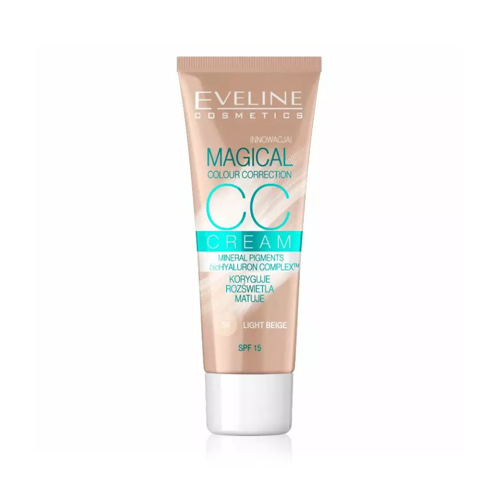 Eveline Magical CC Cream Multifunkcyjny podkład 50 Light Beige 30 ml