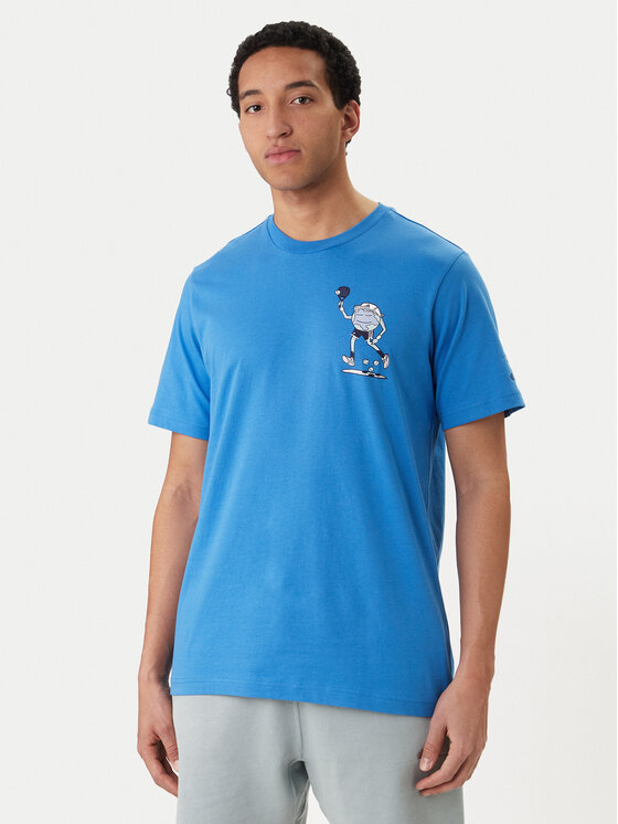 adidas T-Shirt Earth Day Padel Graphic KB4907 Niebieski Regular Fit