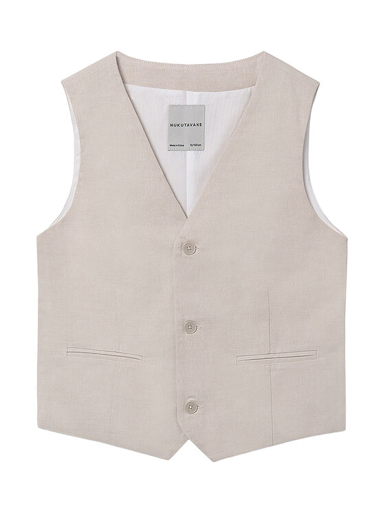 Mayoral Kamizelka 6357 Beżowy Regular Fit