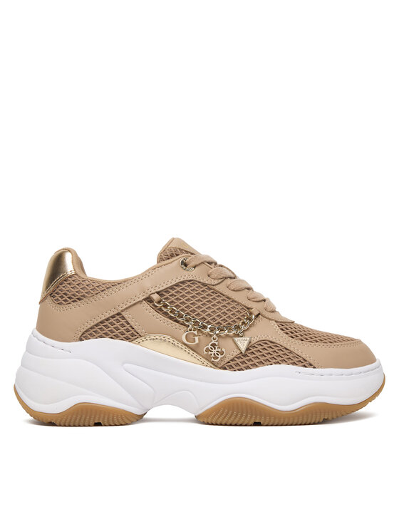 Guess Sneakersy FLPHAR ELE12 Beżowy