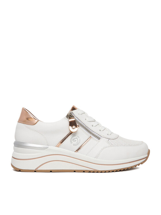 Remonte Sneakersy D0T04-80 Biały