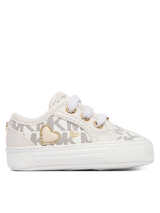 MICHAEL Michael Kors Sneakersy Baby Brittania Hearts MK04984256 Biały