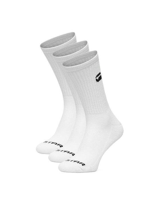 G-Star Raw Skarpety długie CEO_AS_G-STAR_313_W_AW25 (3-PACK) Biały