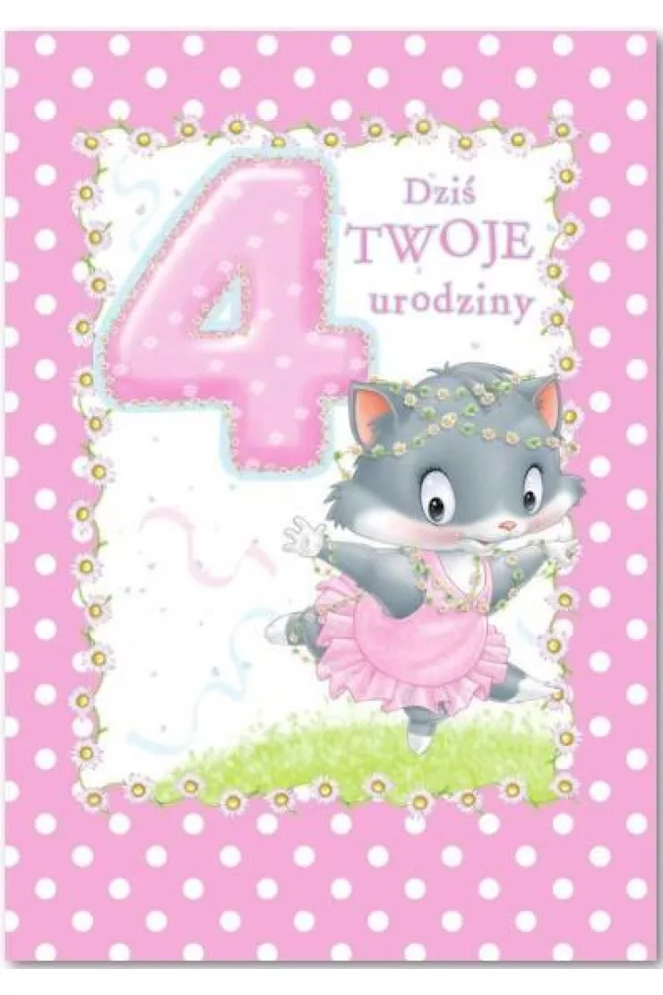 Kartka okolicznościowa Urodziny 4 MF09