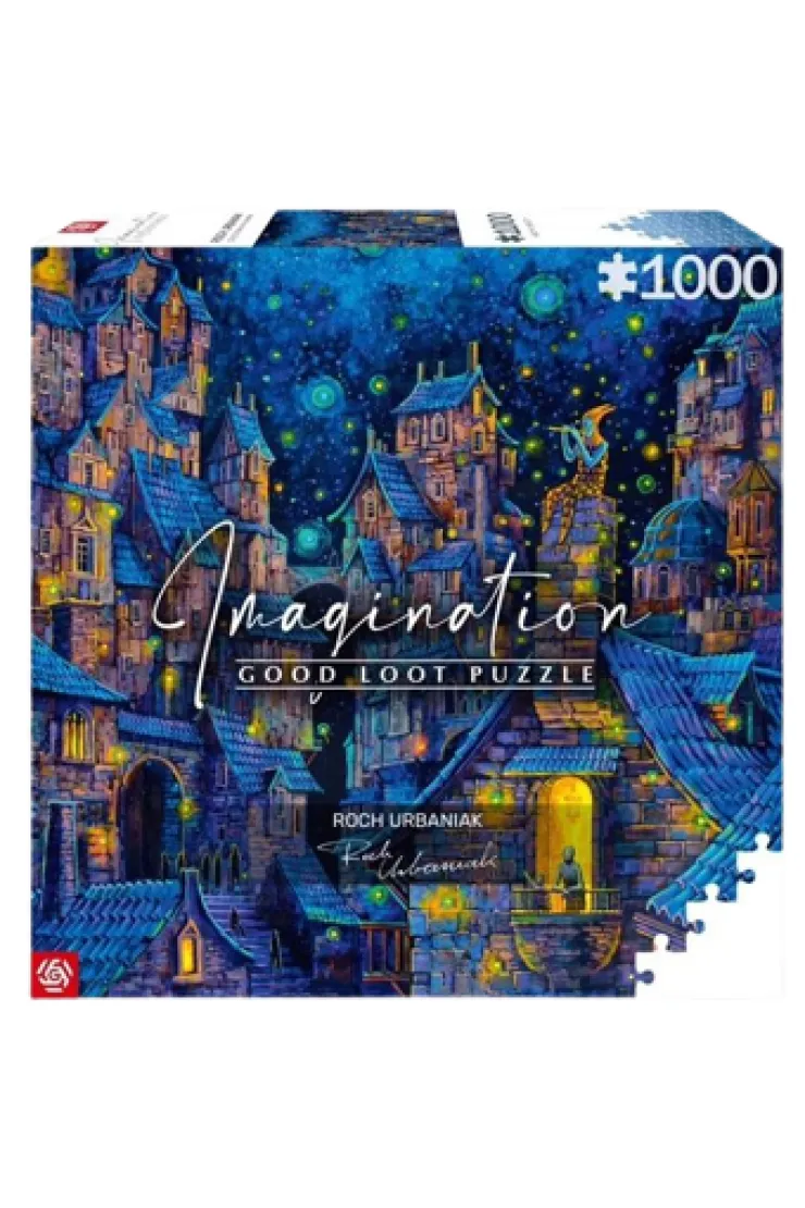 Puzzle 1000 el. Imagination: Roch Urbaniak Concert on the Chimney/Koncert na kominie