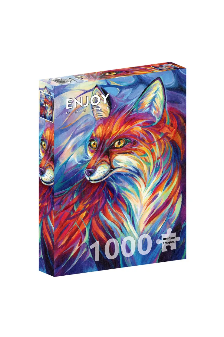 Puzzle 1000 el. Kolorowy lis