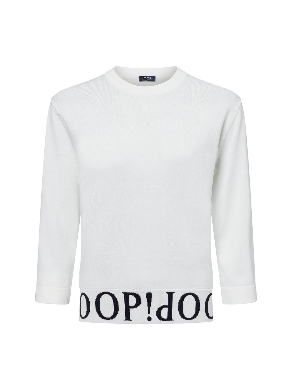JOOP! Sweter damski - Kassa Kobiety Sztuczne włókno biały, 34