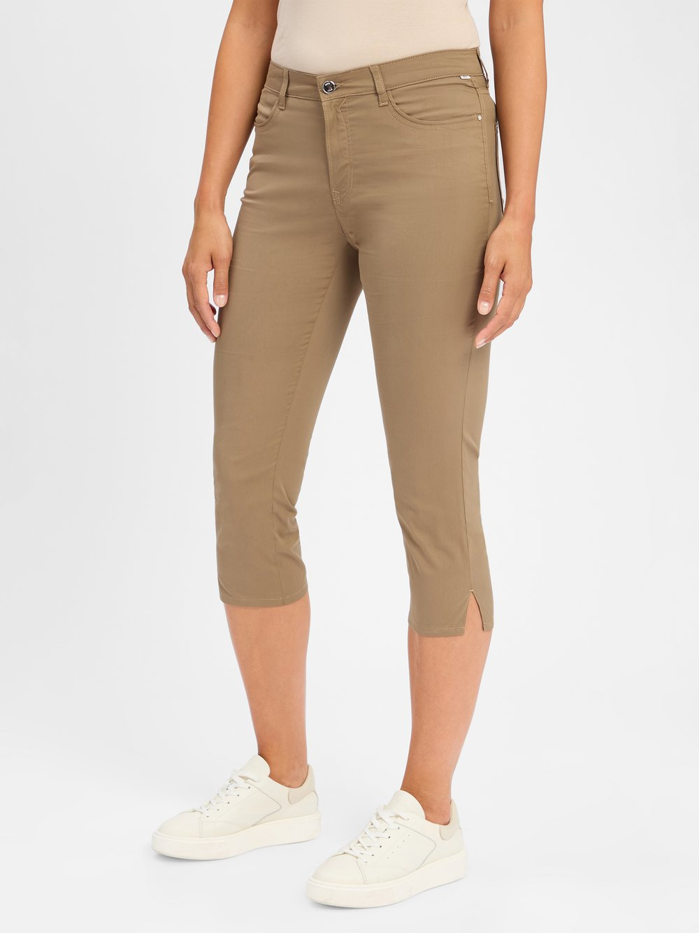 BRAX Damskie spodnie capri - Mary C Kobiety zielony, 42