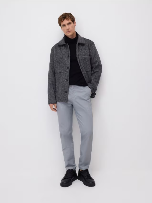 Reserved - Bawełniane spodnie chino slim - inny