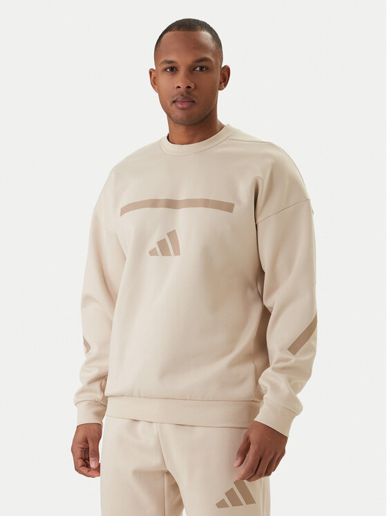 adidas Bluza Z.N.E. KE4705 Beżowy Loose Fit