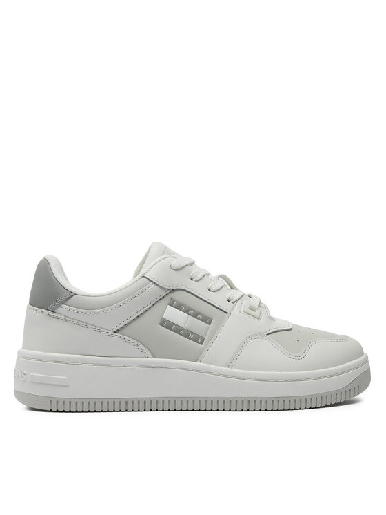 Tommy Jeans Sneakersy Tjw Retro Basket Tonal Logo EN0EN02571 Szary