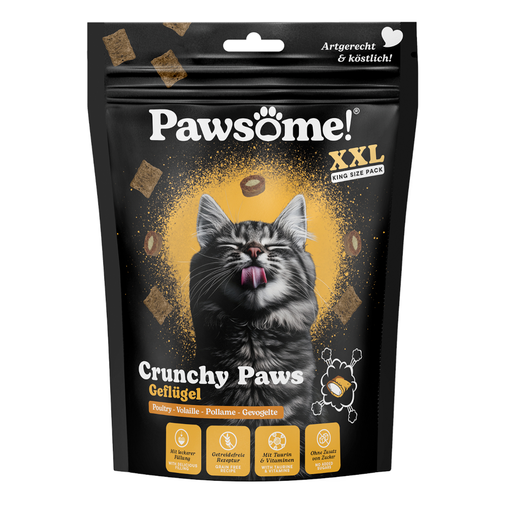 Pawsome Crunchy Paws - Drób, 150 g