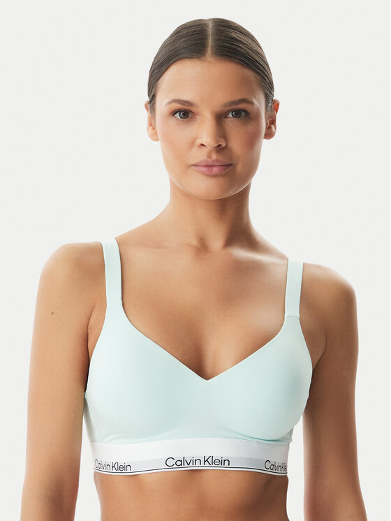 Calvin Klein Underwear Biustonosz braletka LV00QF8500 Zielony jasny