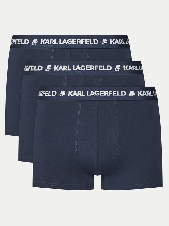 KARL LAGERFELD Komplet bokserek A1M47151 Granatowy