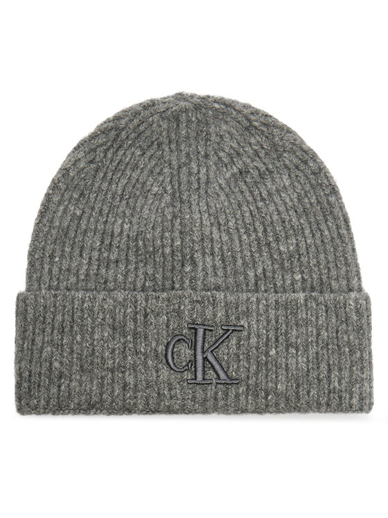 Calvin Klein Czapka Thick Embroidery K60K612321 Szary