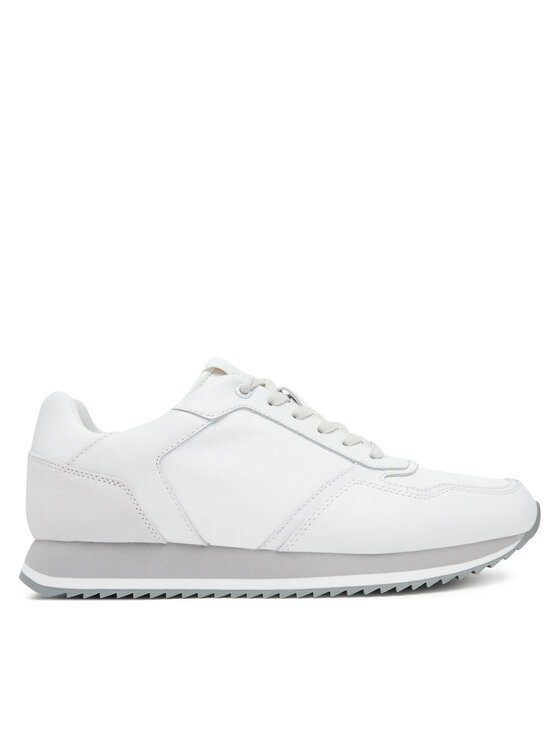 Calvin Klein Sneakersy Low Top Lace Up Lth Mono HM0HM01807 Szary