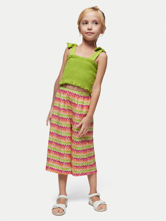 Mayoral Komplet top i spodnie 3540 Kolorowy Relaxed Fit