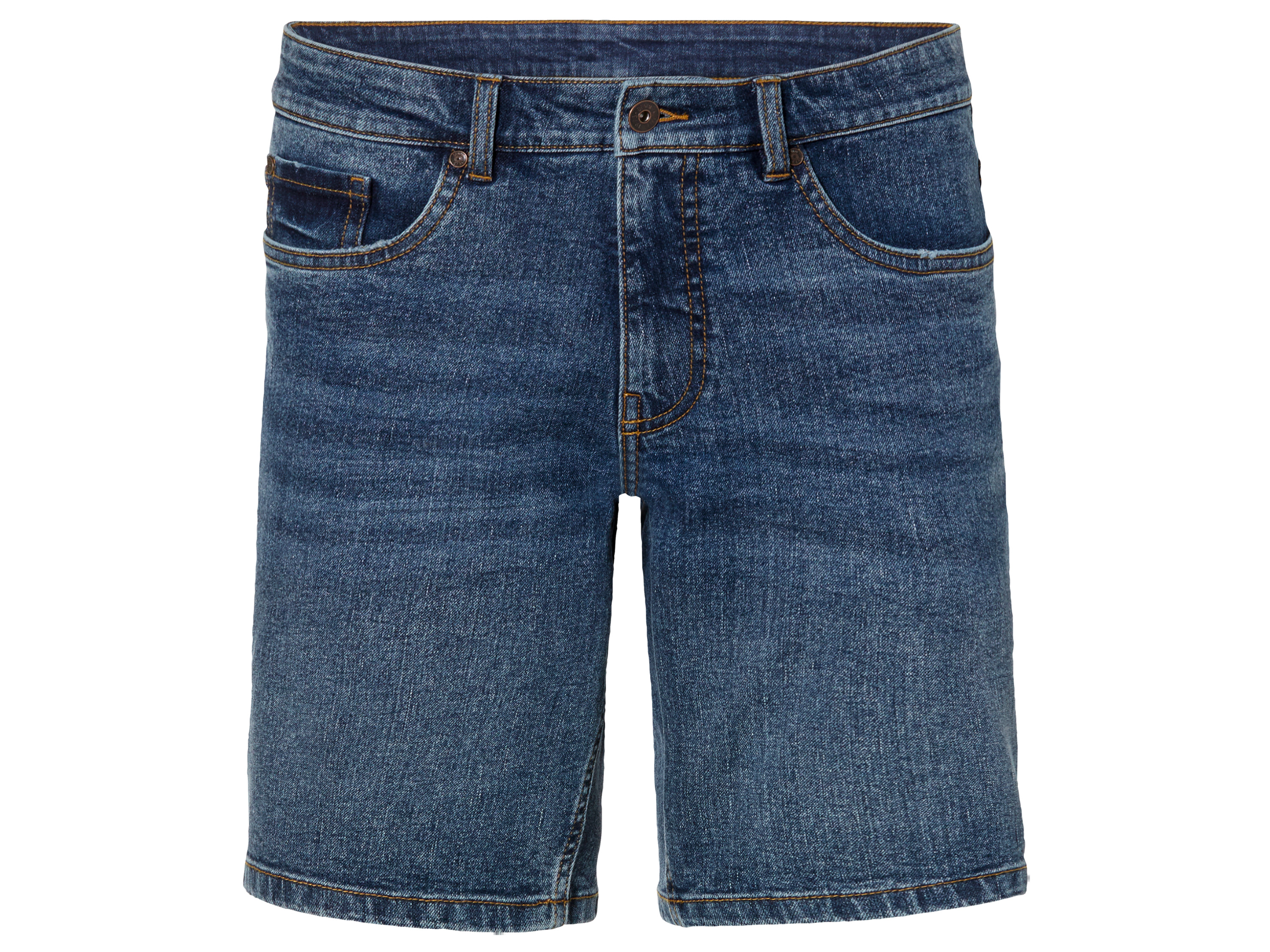 LIVERGY® Szorty jeansowe męskie (Niebieski, 48) miniaturka