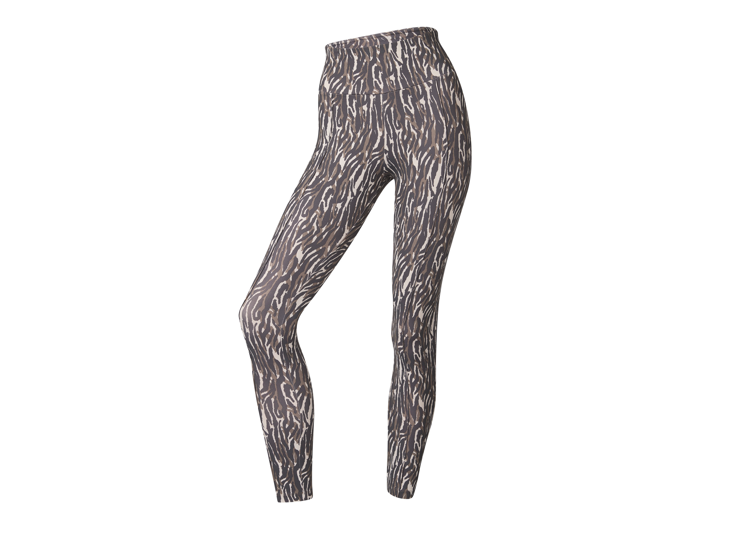 CRIVIT Legginsy sportowe damskie (Wzorzysty/brązowy, M(40/42))