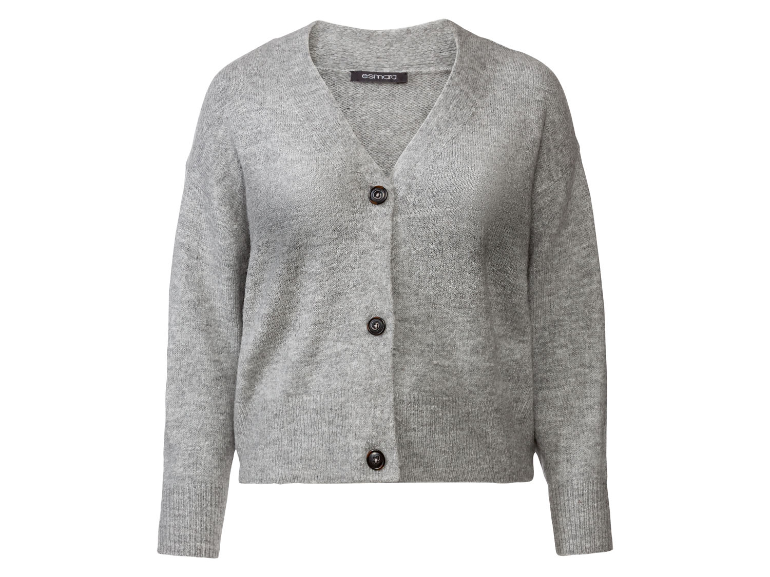 esmara® Kardigan damski XXL (XXL (52/54), Szary)