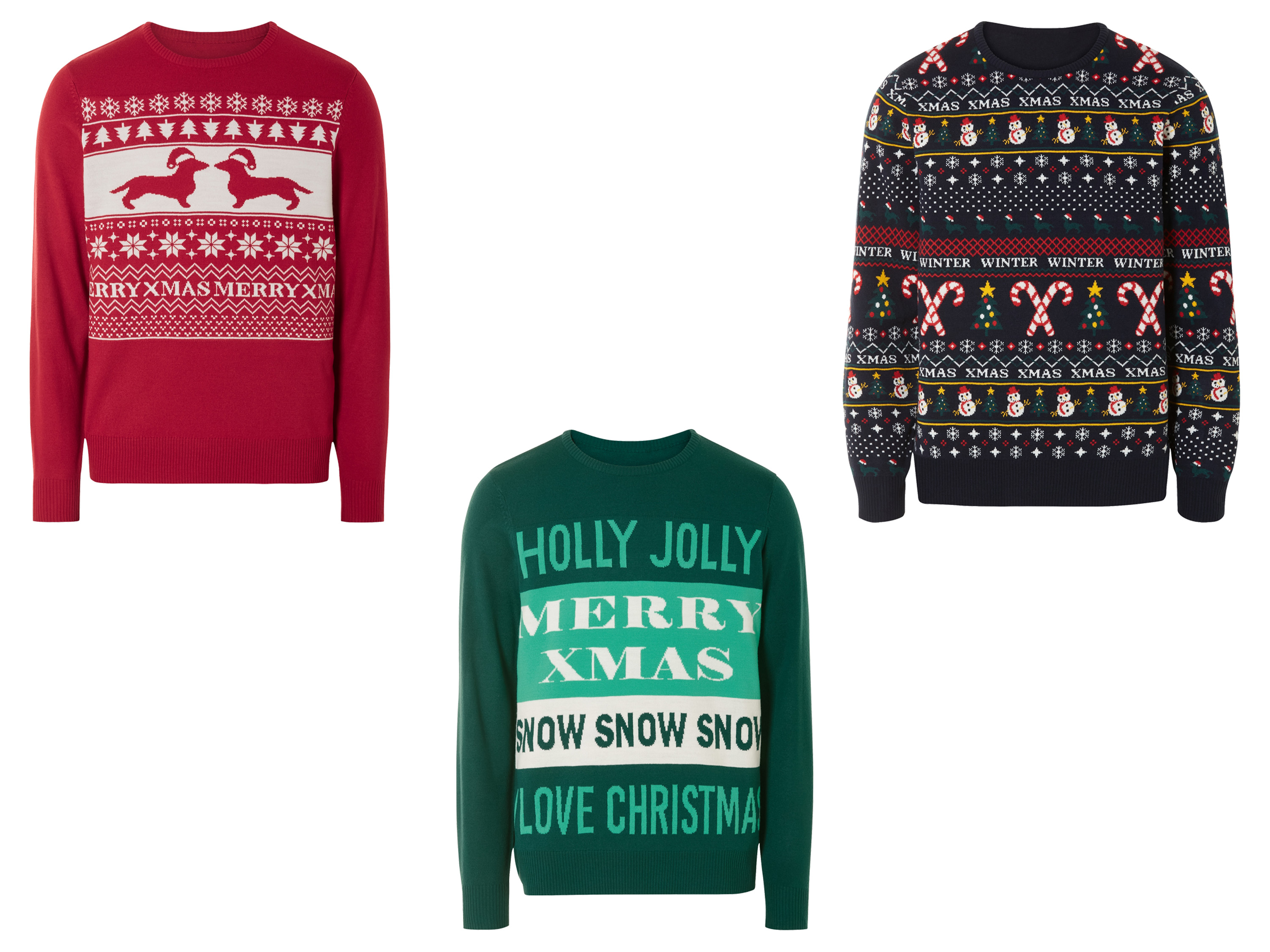 LIVERGY® Sweter świąteczny męski z dzianiny miniaturka