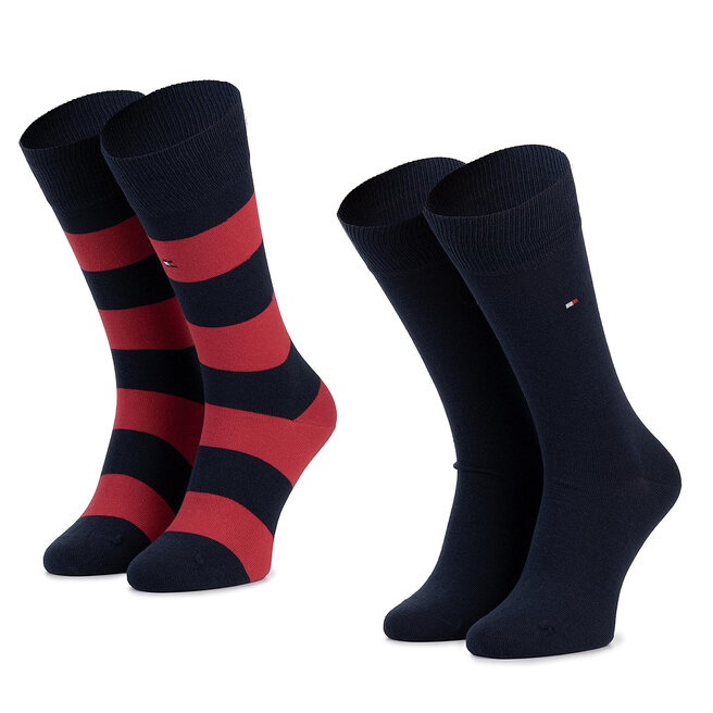 Tommy Hilfiger Skarpety długie 342021001 Granatowy