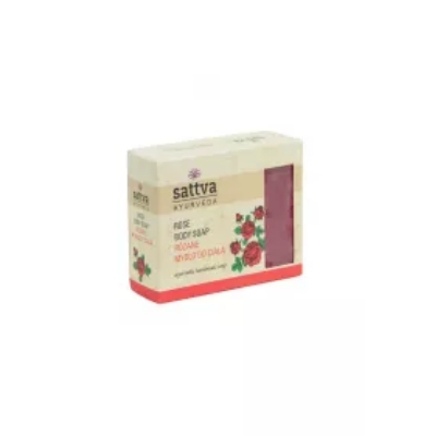 Sattva Ayurveda Mydlo Do Ciala Roza 125G miniaturka