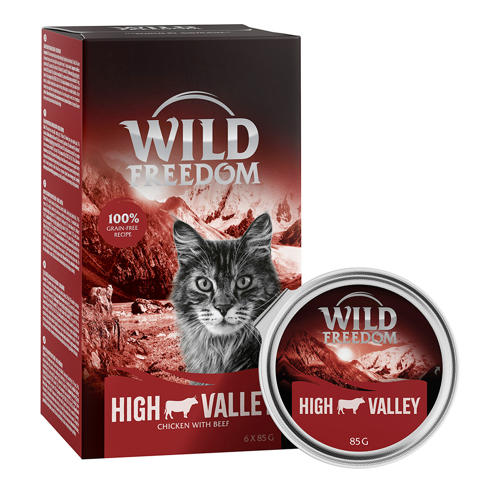 Wild Freedom Adult, tacki, 6 x 85 g - High Valley, wołowina i kurczak