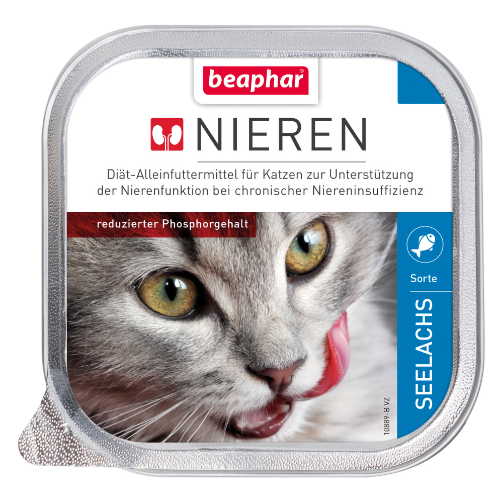 Megapakiet beaphar Dieta na nerki, 24 x 100 g - Łosoś
