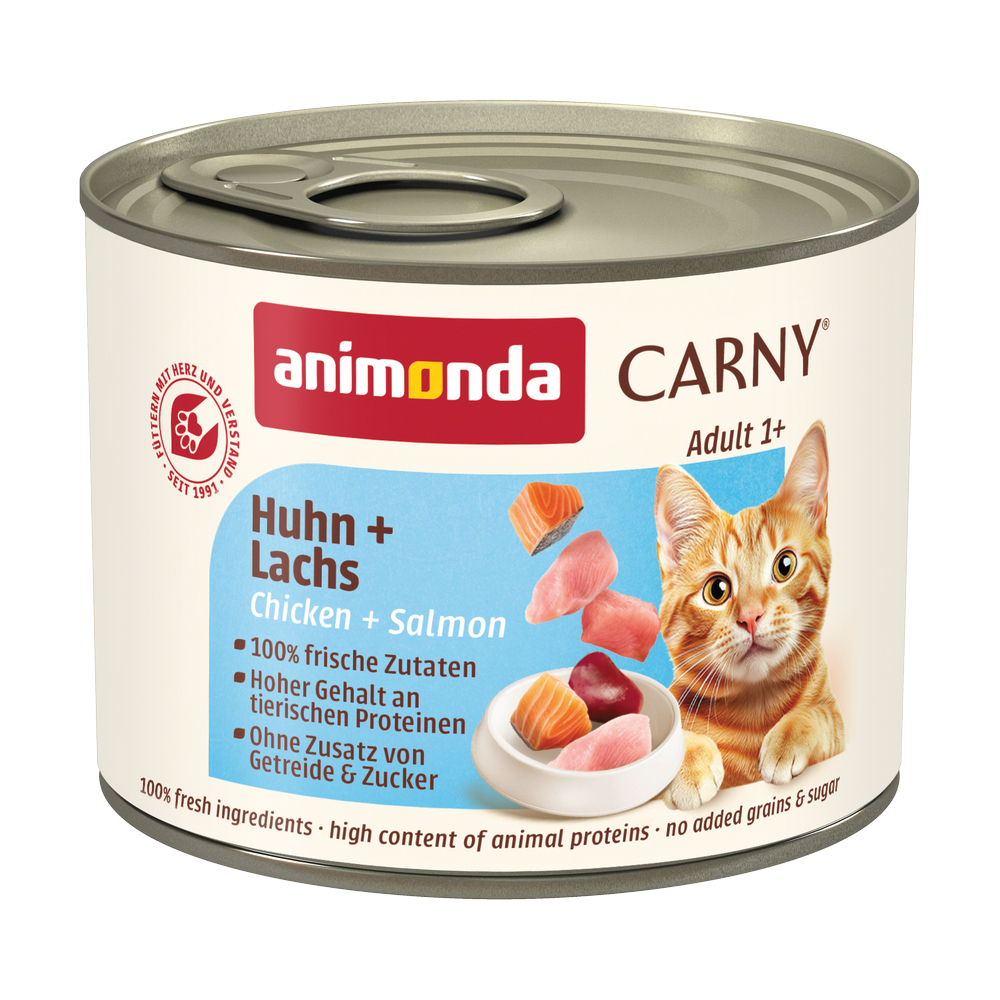 Korzystny pakiet animonda Carny Adult, 12 x 200 g - Kurczak z łososiem