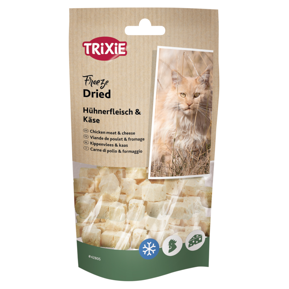 Trixie liofilizowane przekąski z kurczakiem i serem - 3 x 25 g