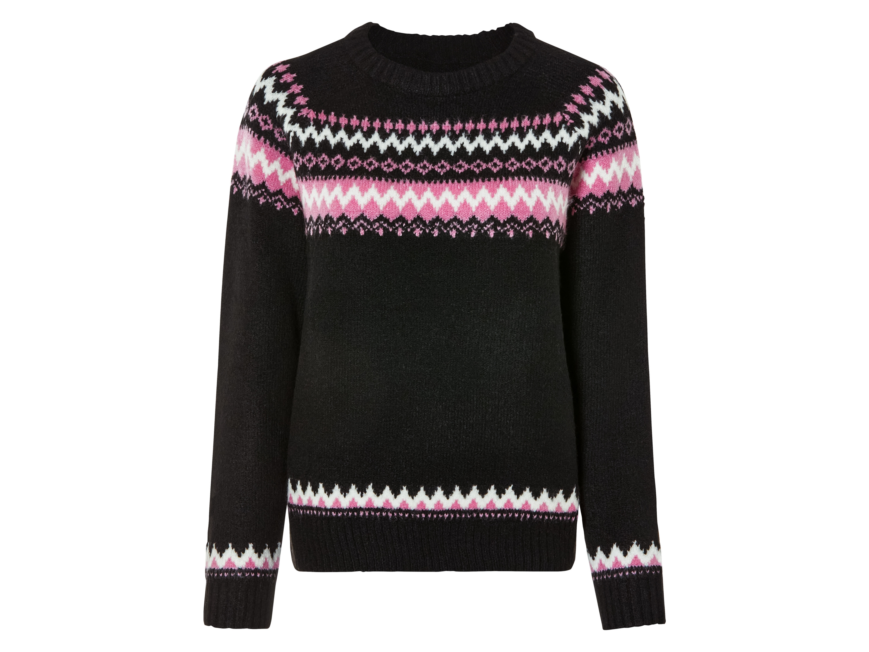 esmara® Sweter damski z grubej dzianiny (Czarny, M(40/42))